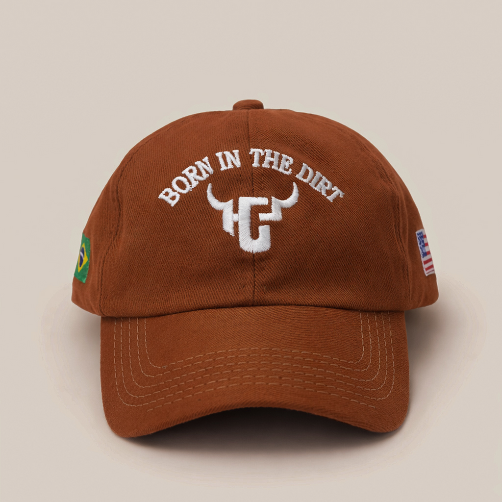 Boné Dad Hat HCP® Born in the Dirt Marrom