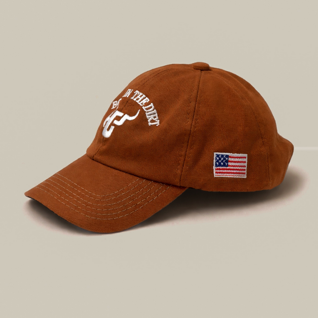 Boné Dad Hat HCP® Born in the Dirt Marrom