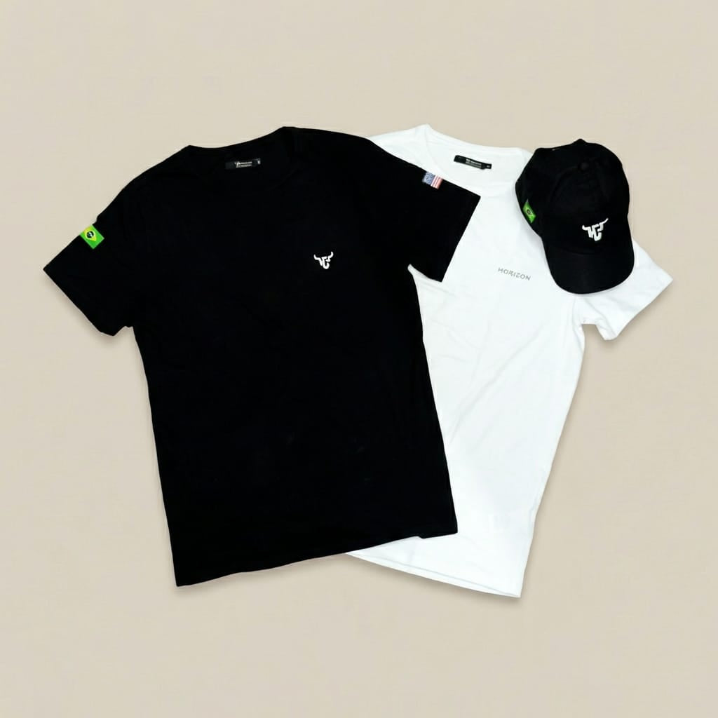 Kit 2x Camiseta + 1x Boné
