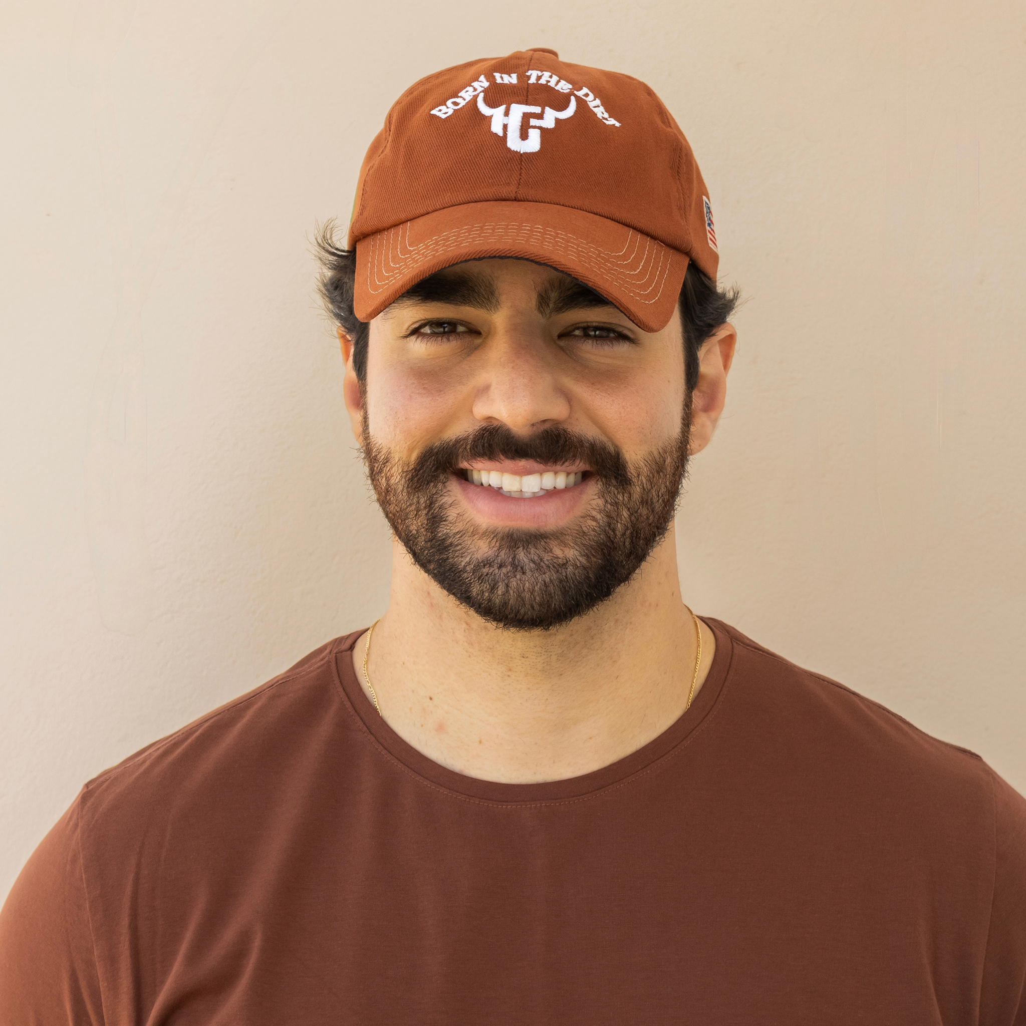 Boné Dad Hat HCP® Born in the Dirt Marrom