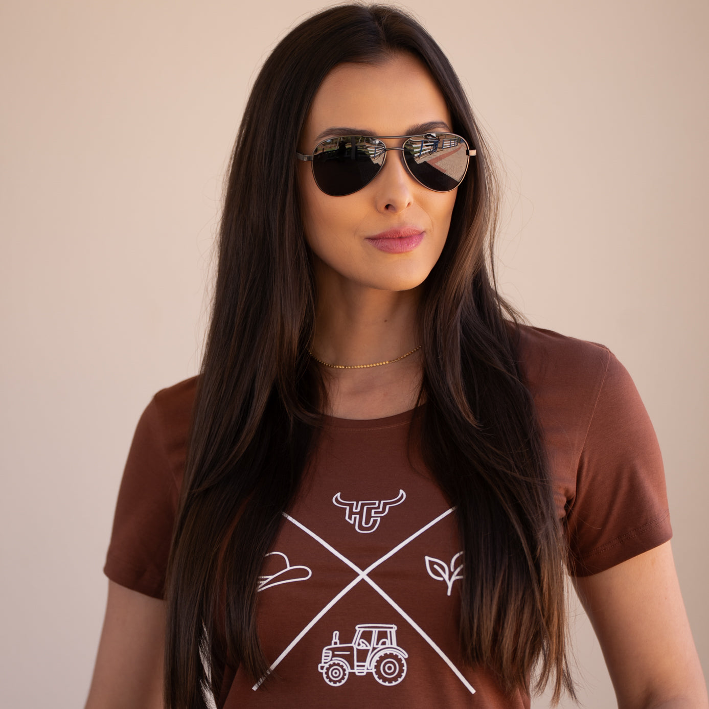 Óculos de Sol Aviador Feminino - Polarizado