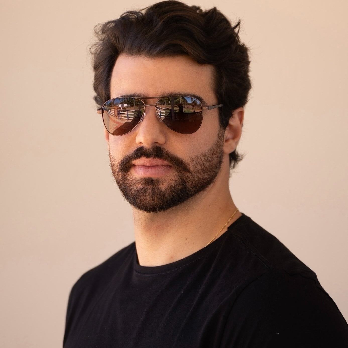 Óculos de Sol Aviador Masculino - Polarizado