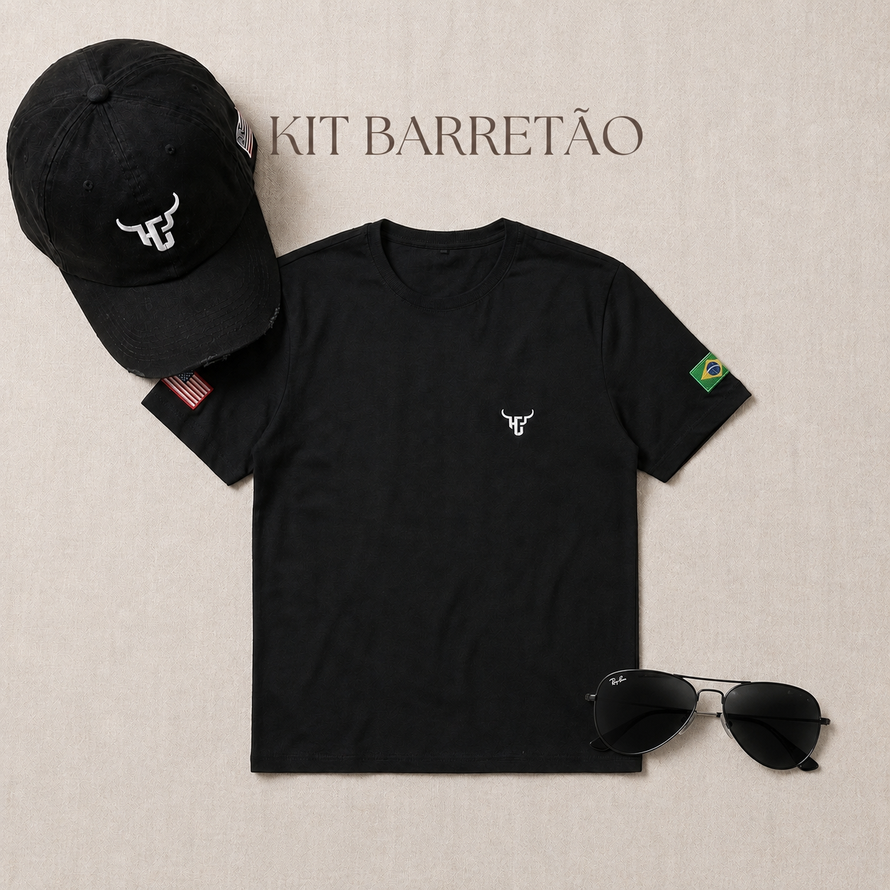 Kit Barretão Black - Masculino