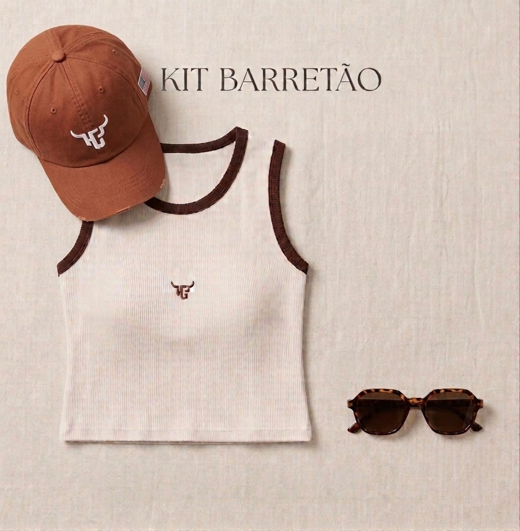 Kit Barretão Brown - Feminino