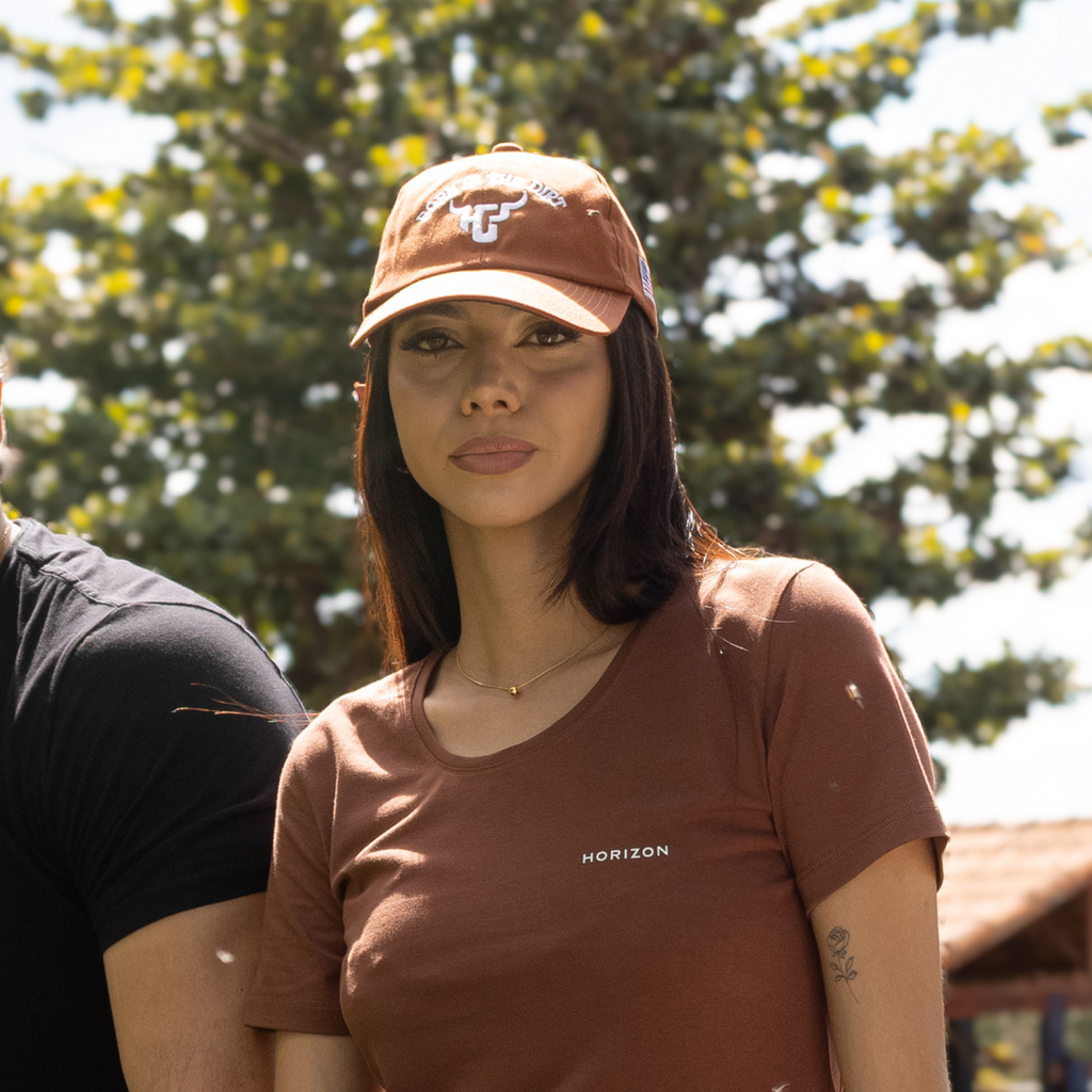 Boné Dad Hat HCP® Born in the Dirt Marrom