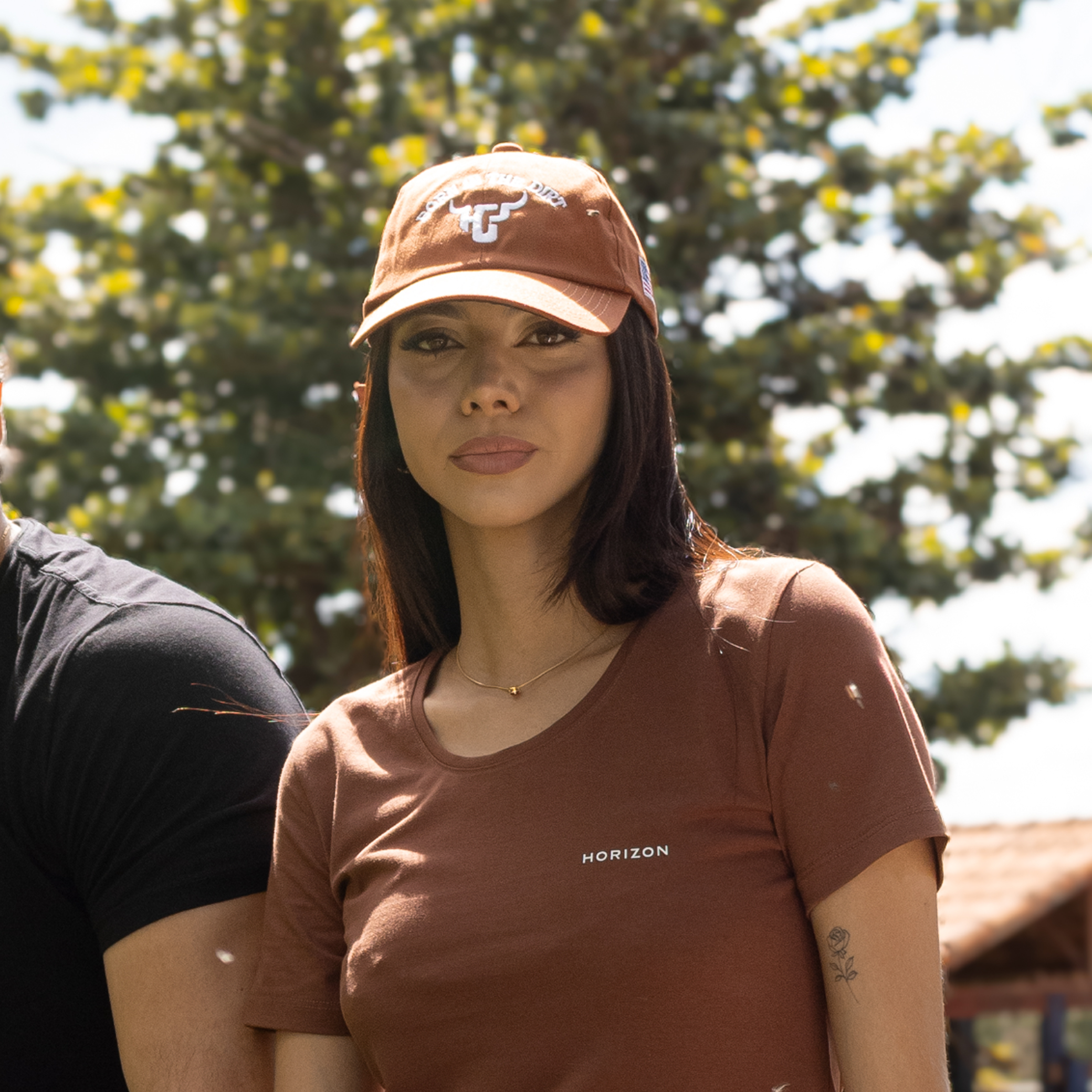 Boné Dad Hat HCP® Born in the Dirt Marrom